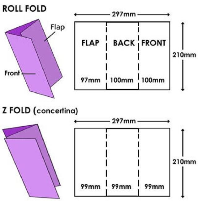 Brochure kích thước A5 tiện lợi và nhỏ gọn