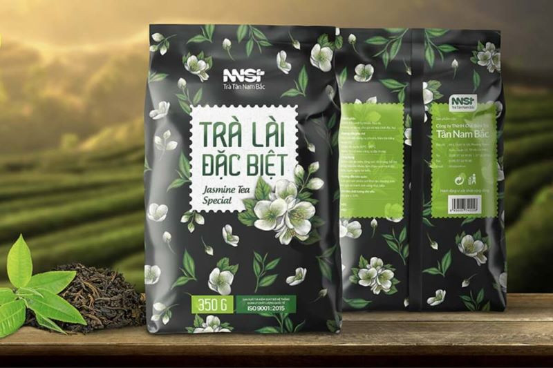Chi tiết hình ảnh và thông tin minh họa trên bề mặt hộp quà