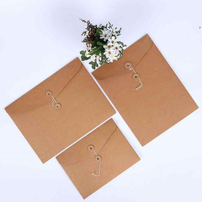 Chiếc phong bì dạng túi đã hoàn thành, sẵn sàng để sử dụng