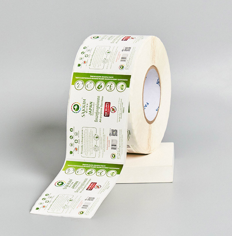 Cuộn decal sẵn sàng để in nhãn trang trí cho hộp quà