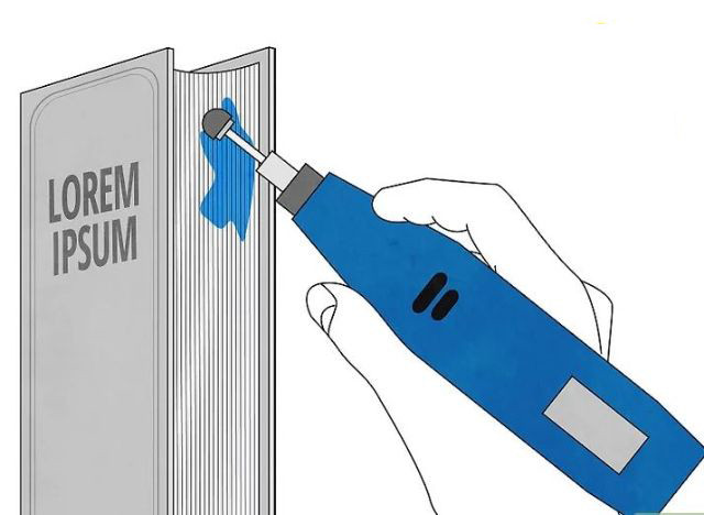 Dụng cụ mài giấy có thể loại bỏ mực in