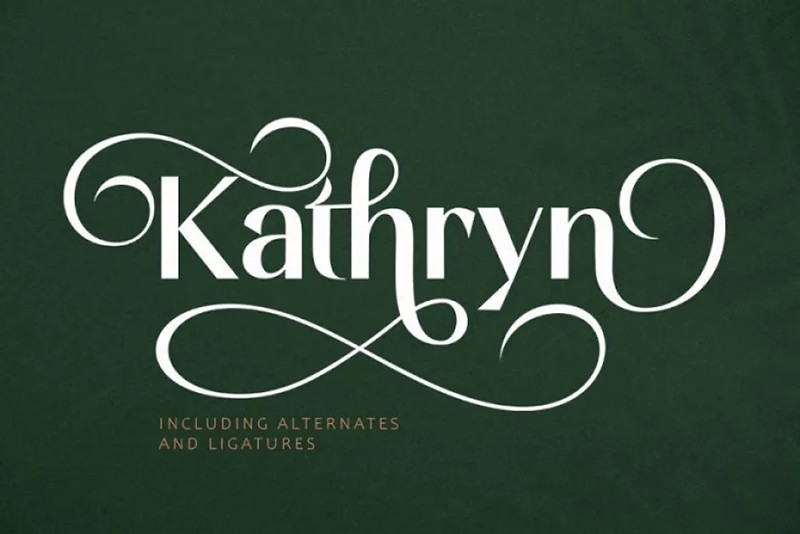 Font Kathya Script giúp giấy khen thêm cá tính và thân thiện