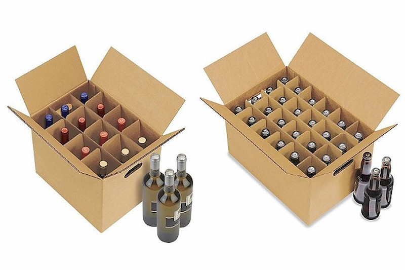 Hộp carton RSC có vách ngăn bên trong