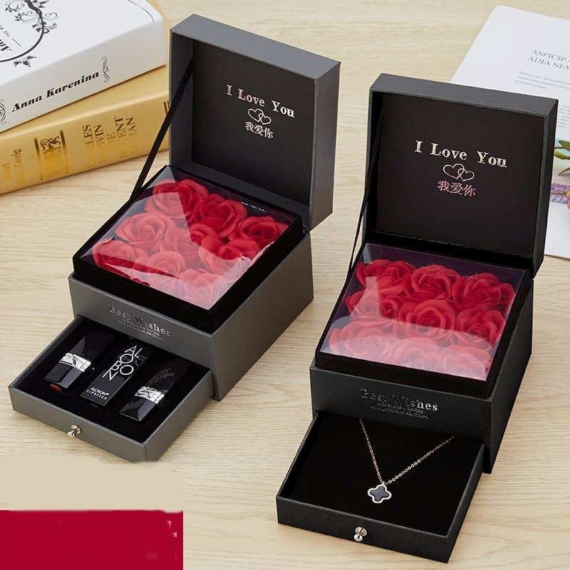 Hộp quà Valentine sang trọng đựng trang sức