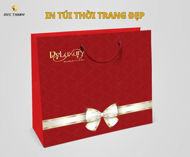 In túi giấy thời trang chất liệu giấy chất lượng