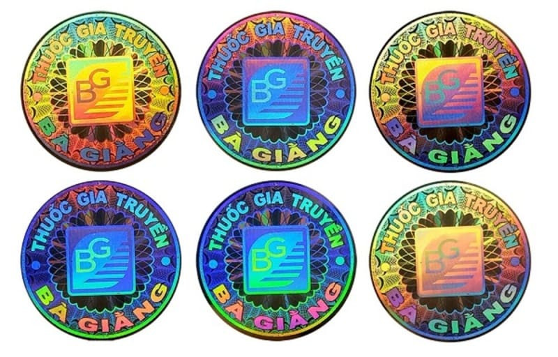 Lớp màng hologram đặc biệt, chất liệu chính để sản xuất tem bảo mật.