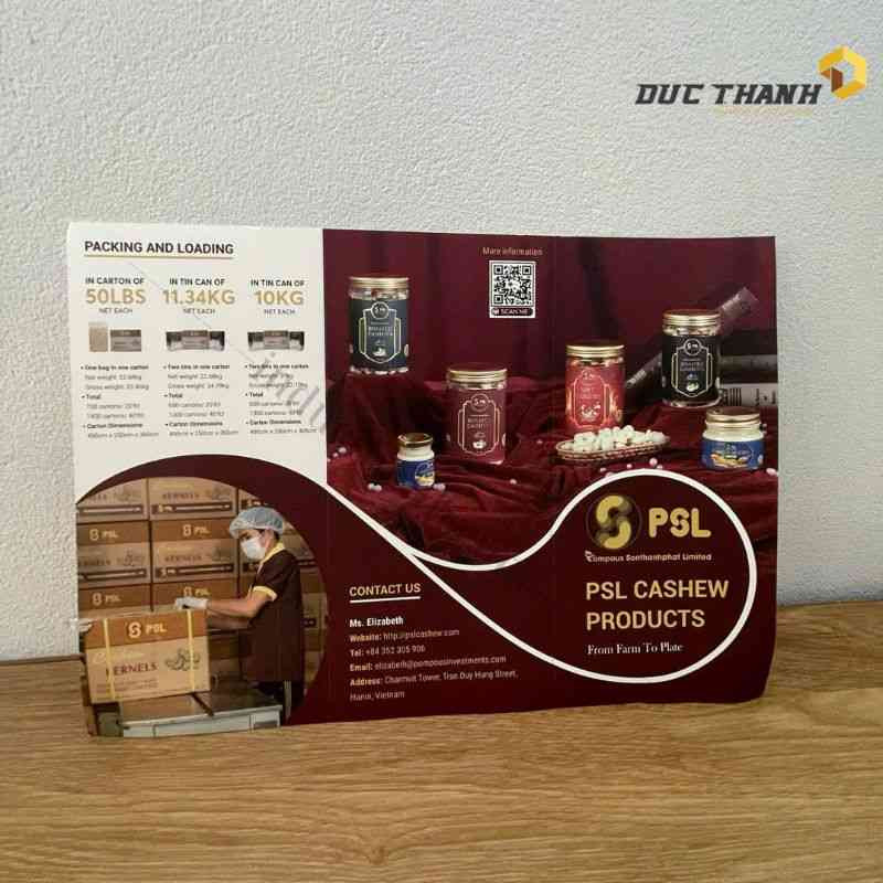Mẫu catalogue sản phẩm PSL 2
