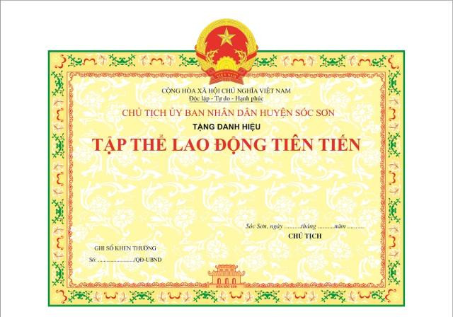 Mẫu giấy khen hiện đại phù hợp cho các sự kiện doanh nghiệp