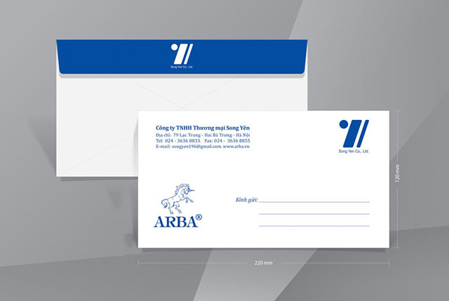 Mẫu hộp quà màu xanh dương, có thể được trang trí bằng ruy băng hoặc in logo.