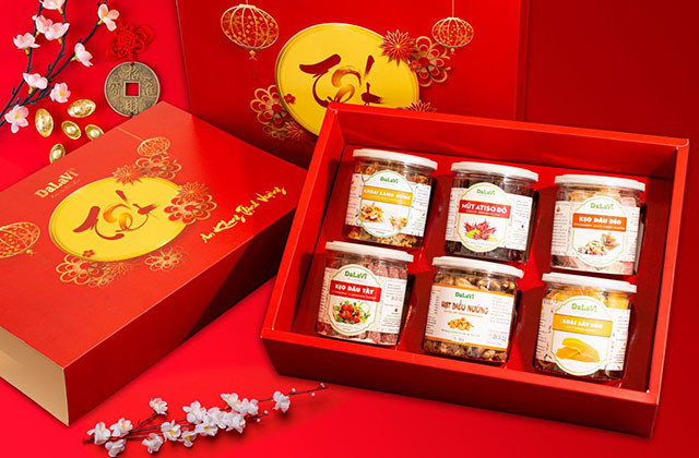 Mẫu hộp quà tết 13
