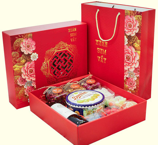 Mẫu hộp quà tết 22