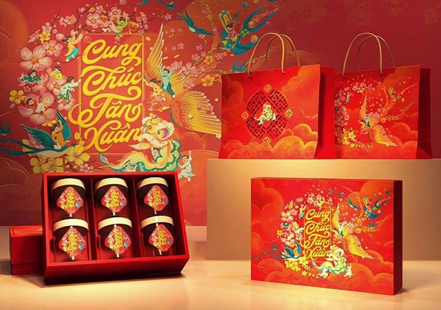 Mẫu hộp quà tết 7