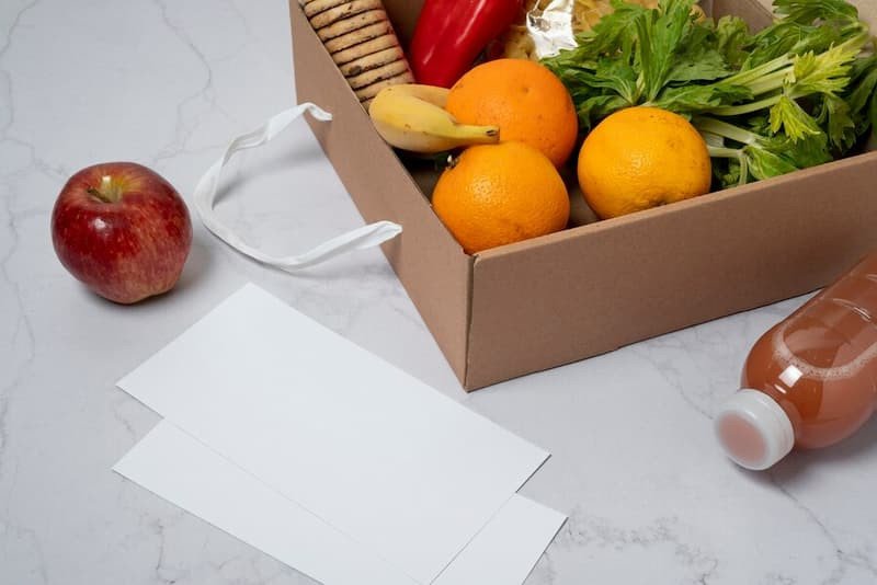 Mẫu hộp quà trái cây làm từ giấy Kraft thân thiện môi trường