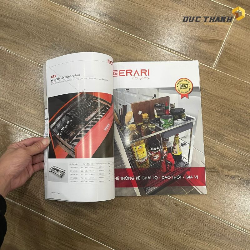 Mẫu in catalogue công ty Gerari 2