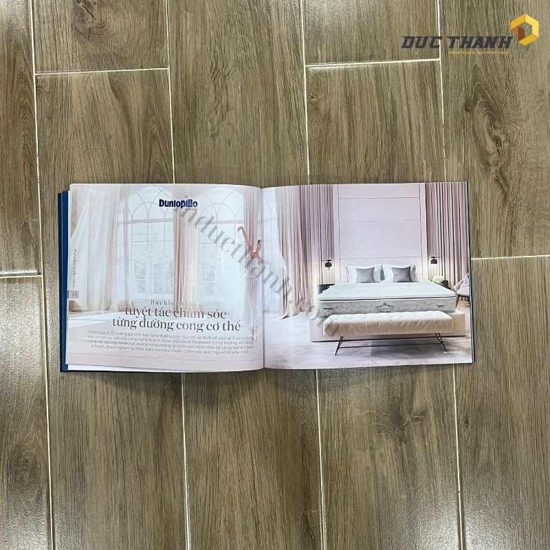 Mẫu in catalogue Dunlopillo