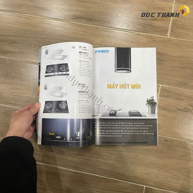 Mẫu in catalogue sản phẩm Fandi 2