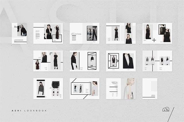 Mẫu thiết kế catalogue thời trang sang trọng, tinh tế