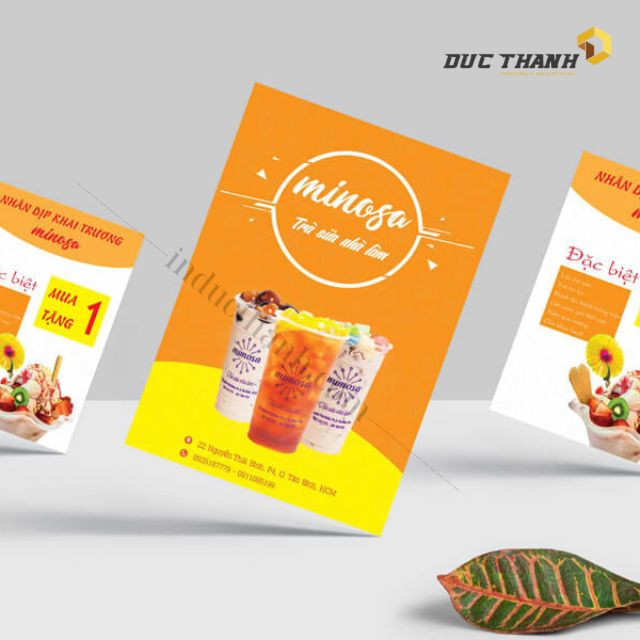 Mẫu tờ rơi quảng cáo sản phẩm nổi bật