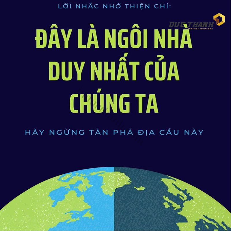 Mẫu tờ rơi về biến đổi khí hậu