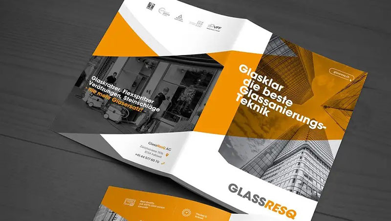 Minh họa các xu hướng thiết kế brochure hiện đại