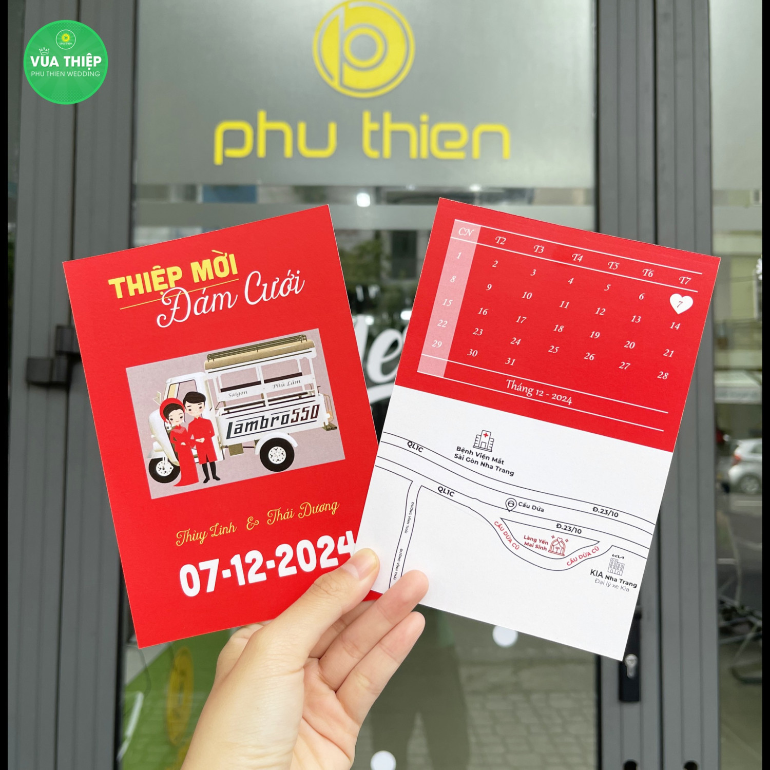 Thêm lời chúc cá nhân vào thiệp mời cưới
