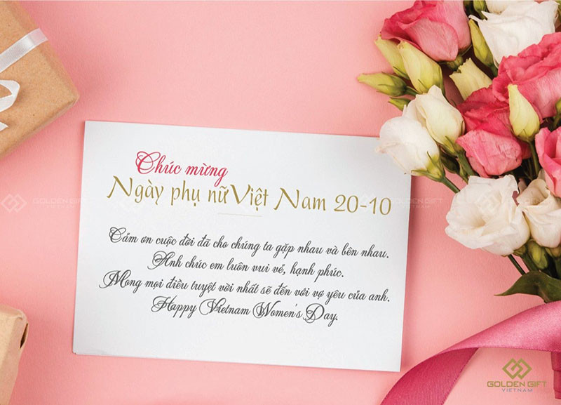 Thiệp 20/10 với hình ảnh cặp đôi