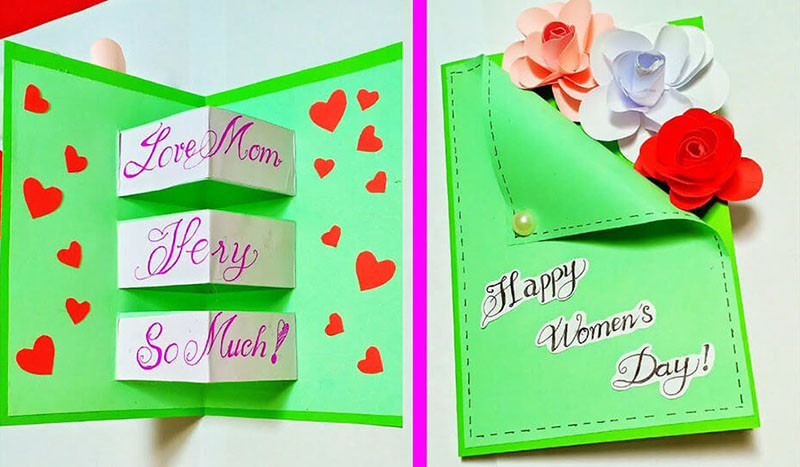Thiệp 3D chúc mừng 20/10 hình bánh kem