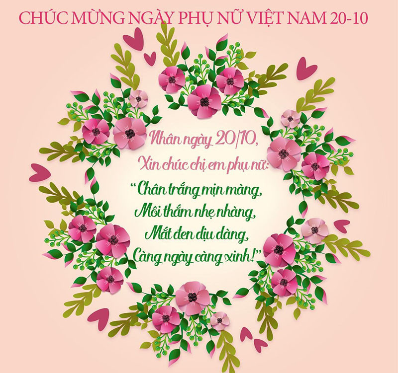 Thiệp chúc mừng 20/10 cho bạn thân