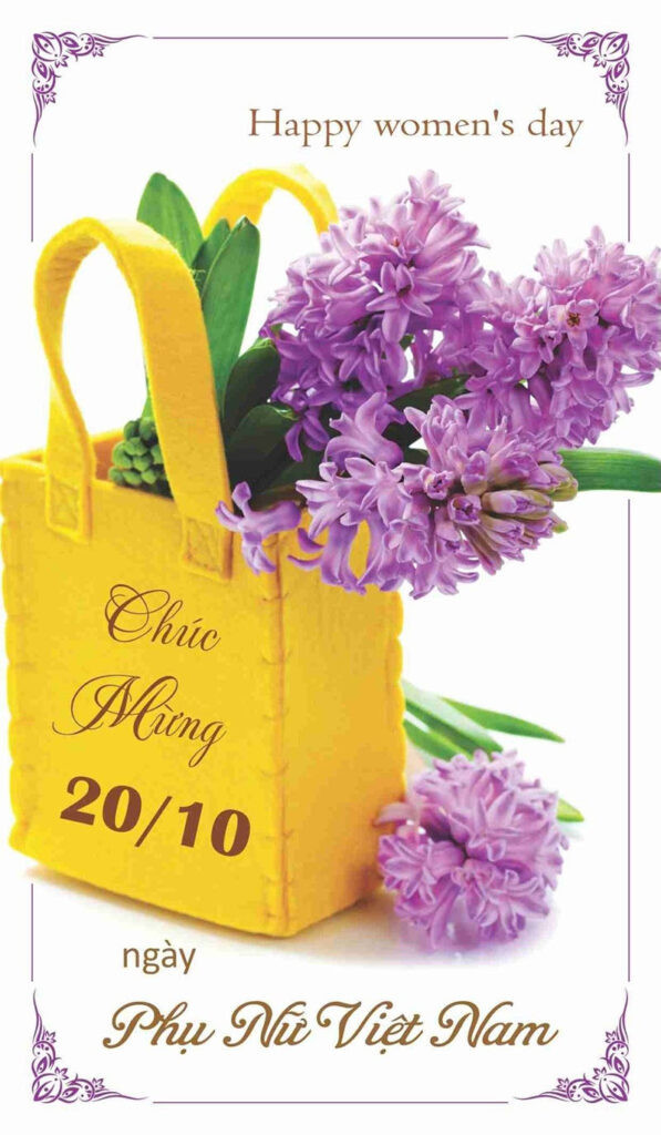 Thiệp chúc mừng 20/10 với thiết kế độc đáo