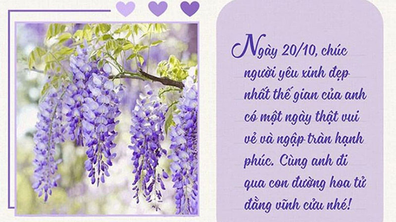 Thiệp chúc mừng người yêu ngày 20/10