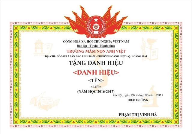 Thiết kế giấy khen hiện đại với cách sắp xếp bố cục mới lạ