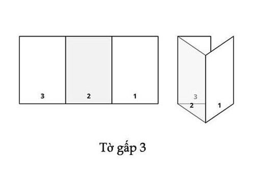 Tờ gấp 3 Trifold Brochure