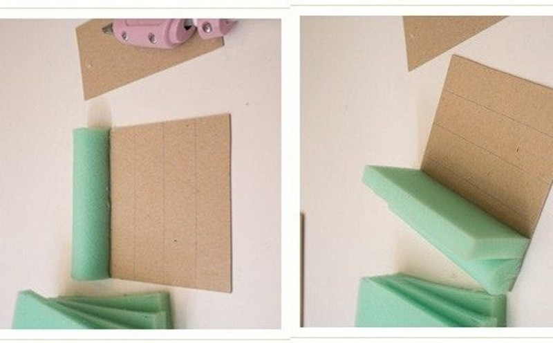Xếp xốp vào khung chia ngăn